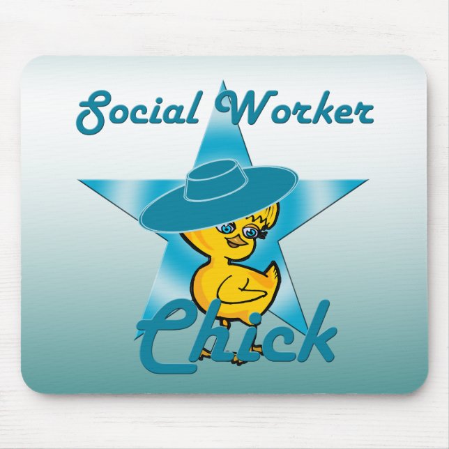 Social Worker Chick #7 Mouse Pad (Front)
