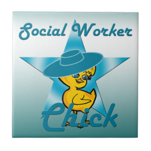 Social Worker Chick #7 Tile
