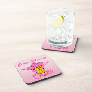 Social Worker Chick #8 Coaster