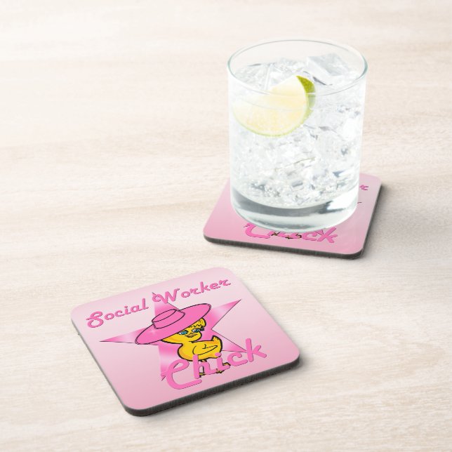 Social Worker Chick #8 Coaster (Right Side)