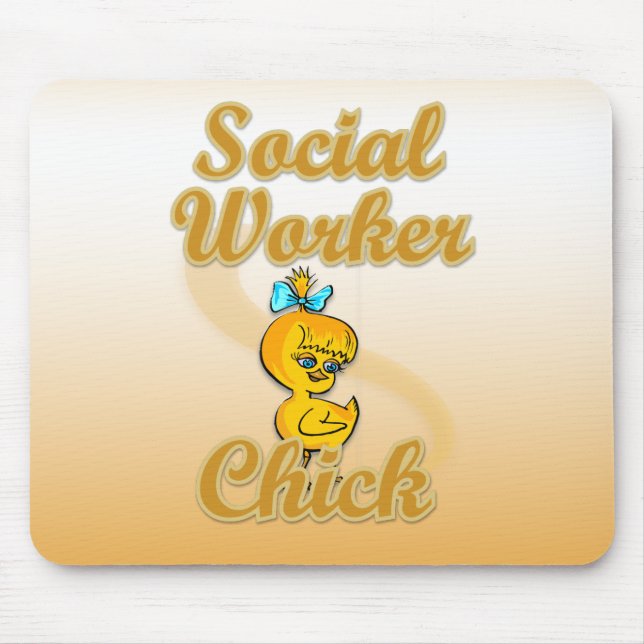 Social Worker Chick Mouse Pad (Front)