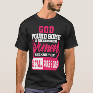 Social Worker Christian Work MSW Masters Graduatio T-Shirt