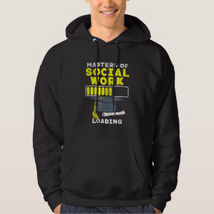 Social Worker Design For MSW Degree - Masters Of S Hoodie