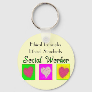 Social Worker Ethical Principles-Ethical Standards Key Ring