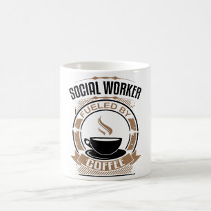 Social Worker Fuelled By Coffee Mug
