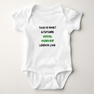 social worker, future baby bodysuit