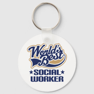 Social Worker Gift Key Ring