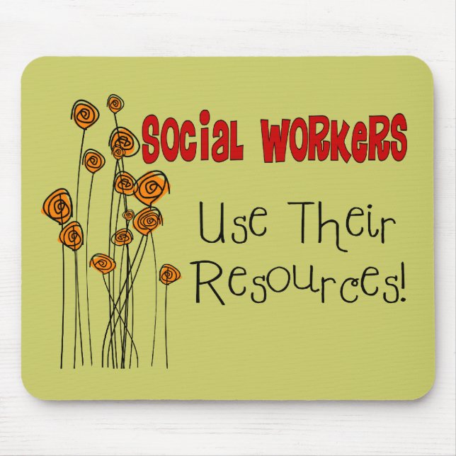 Social Worker Gifts and T-Shirts Mouse Pad (Front)