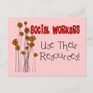 Social Worker Gifts and T-Shirts Postcard