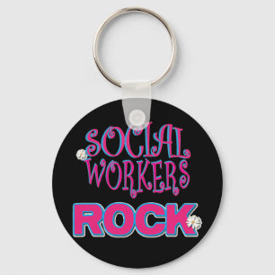 Social Worker Gifts Key Ring