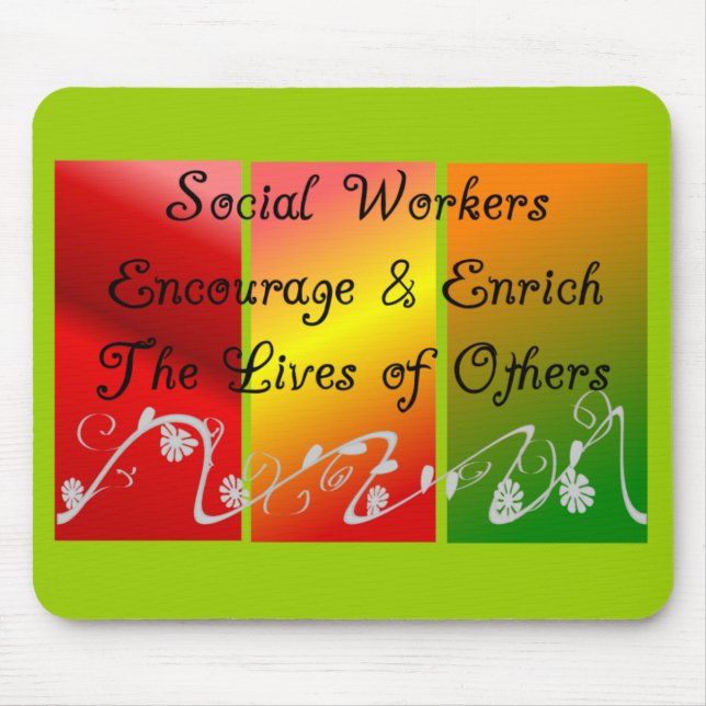 Social Worker Gifts Mouse Pad (Front)