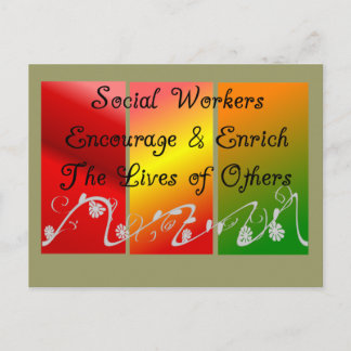 Social Worker Gifts Postcard