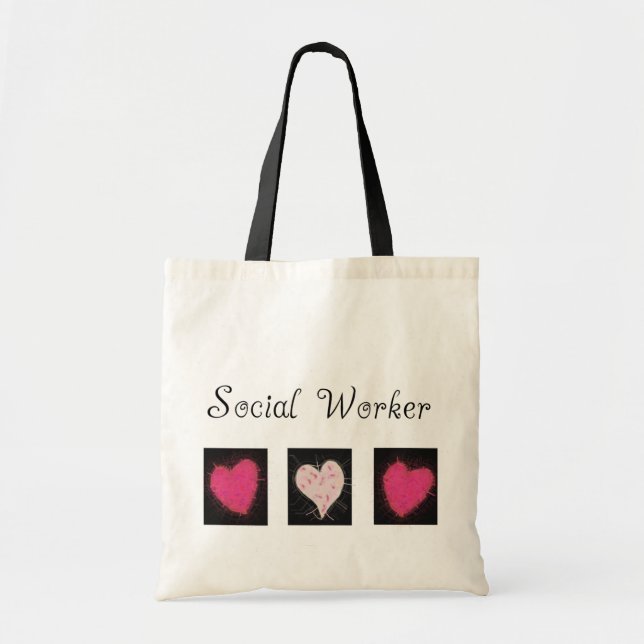 Social Worker Gifts Tote Bag (Front)