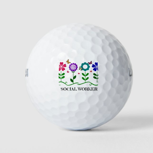 Social Worker Golf Balls (Front)