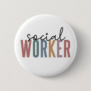 Social Worker Graduation Appreciation gifts 6 Cm Round Badge