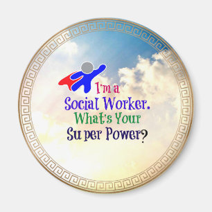 Social Worker Humour Magnet