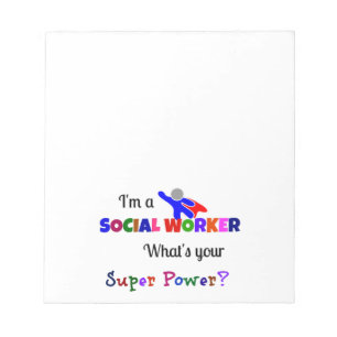 Social Worker Humour Notepad