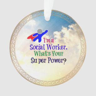 Social Worker Humour Ornament