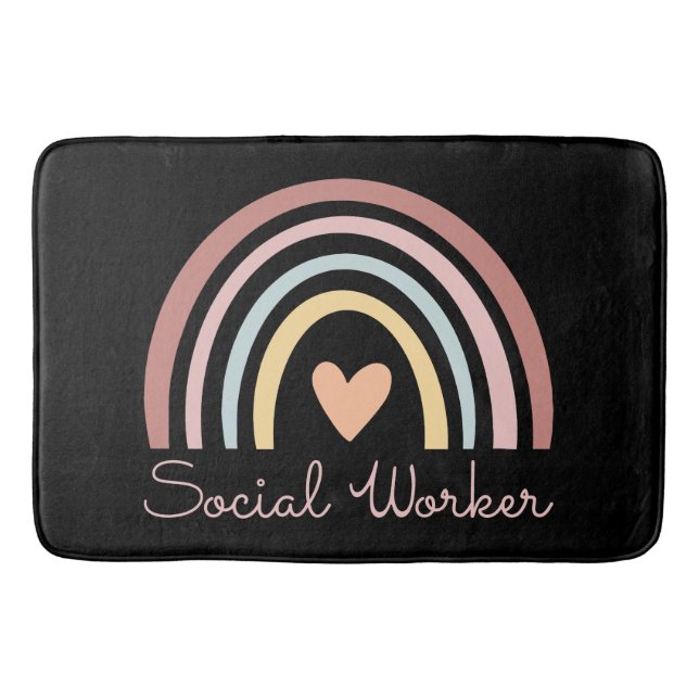 Social Worker II Bath Mat (Front)