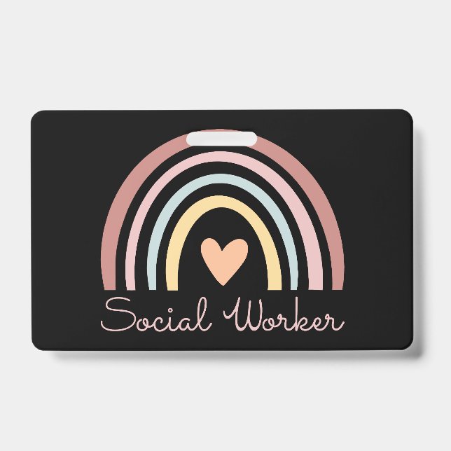 Social Worker II ID Badge (Front)