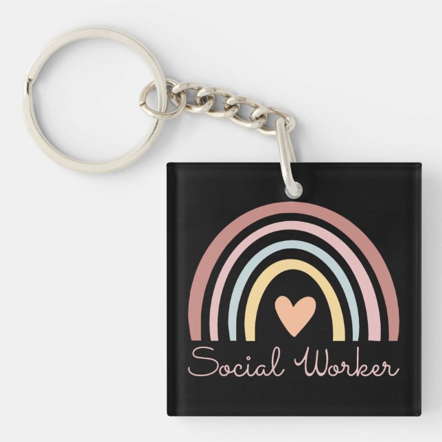 Social Worker II Key Ring (Front)