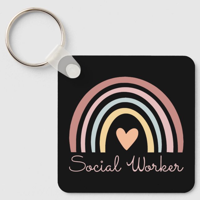 Social Worker II Key Ring (Front)