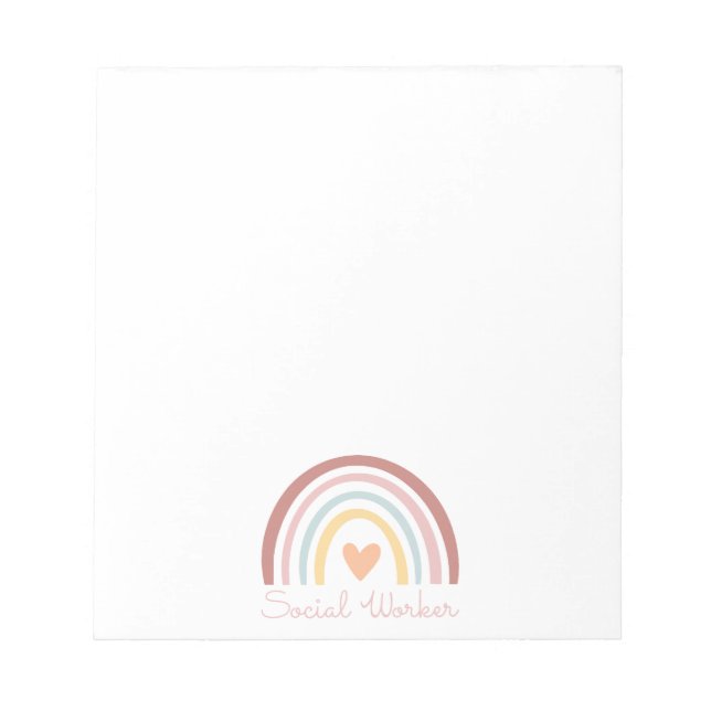 Social Worker II Notepad (Front)
