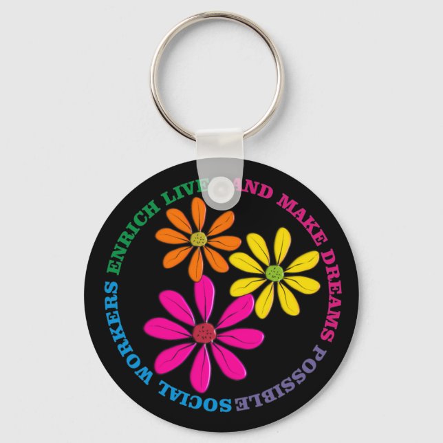 Social Worker Key Chain (Front)