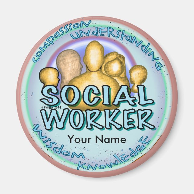 Social Worker Magnet (Front)