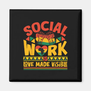 Social Worker Month Black History Month Black Soci Magnet