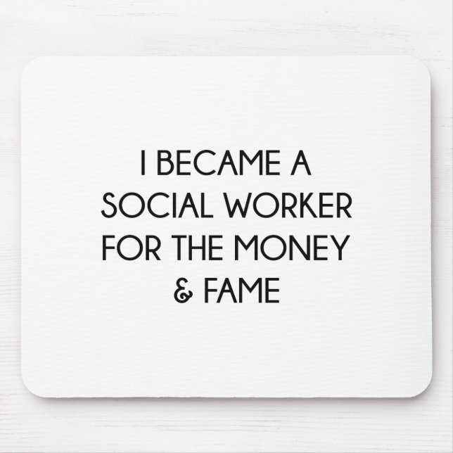 Social Worker Mouse Pad (Front)