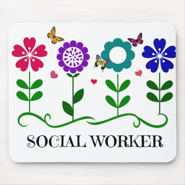 Social Worker Mouse Pad (Front)