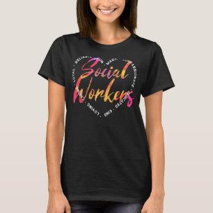 Social Worker Social Work Caseworker Public Servan T-Shirt