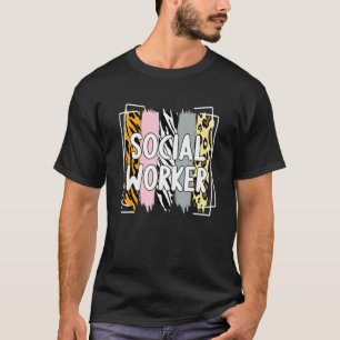 Social Worker Social Work Life Coworker Men Women T-Shirt