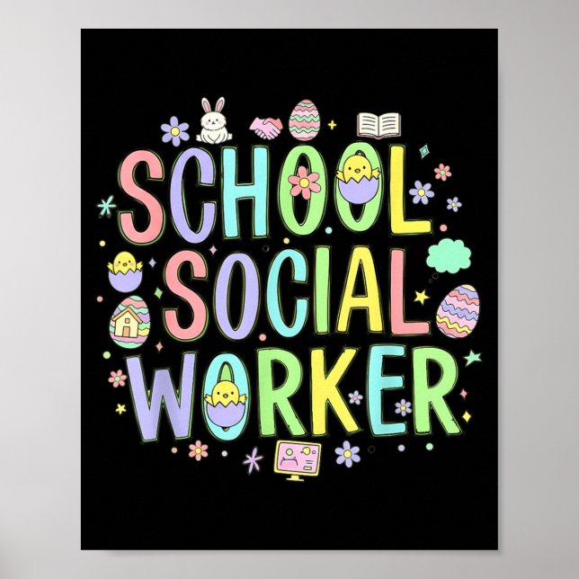 Social Worker Social Work Social Worker Poster (Front)