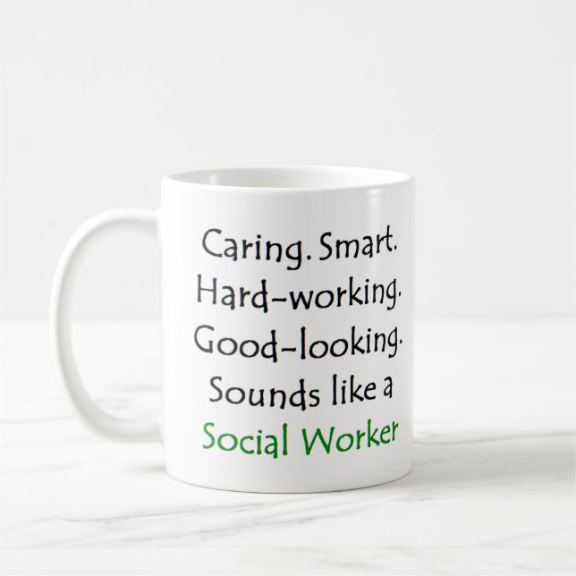 social worker sounds coffee mug (Left)