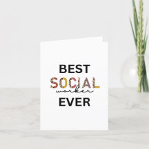 Social Worker Thank You Cards