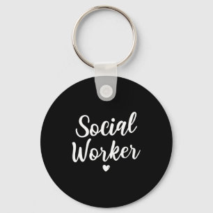 Social worker women men kids social work month key ring