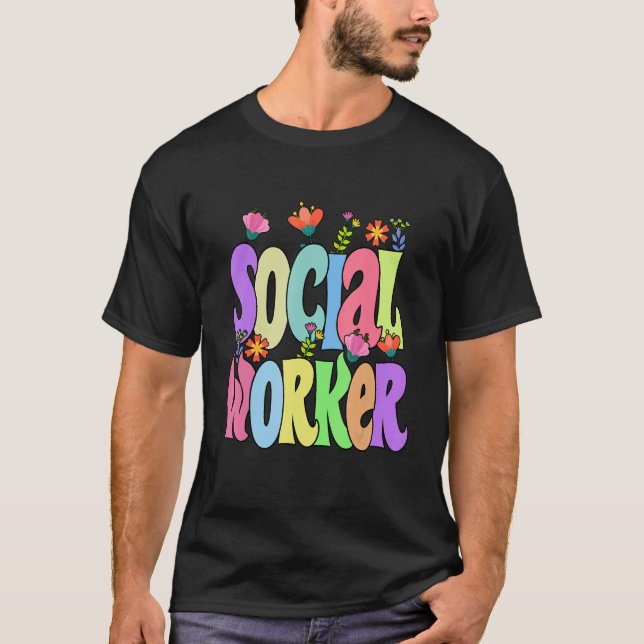 Social Worker Work MSW 2022 Graduation Masters Deg T-Shirt (Front)