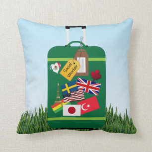 Social Worker, World Traveller Cushion