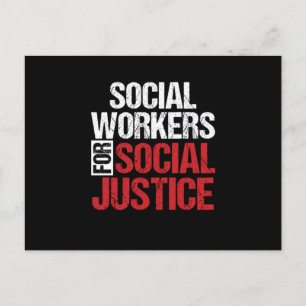Social Workers For Social Justice Human Rights Act Postcard