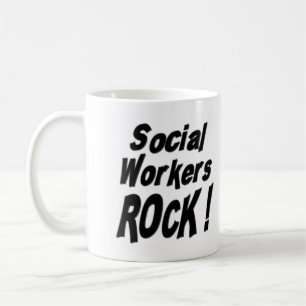 Social Workers Rock! Mug