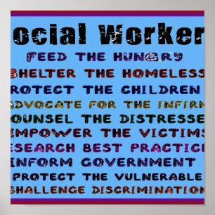 Social Workers Work! Poster