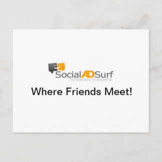 Socialadsurf Post Card! Postcard