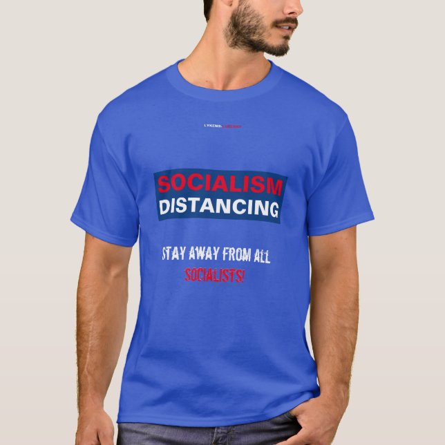 SOCIALISM DISTANCING T-Shirt (Front)