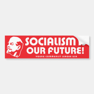 "Socialism is our future!" YCLUSA Bumper Sticker