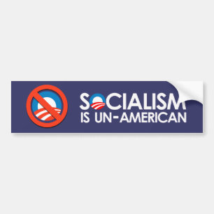 Socialism is UnAmerican Bumper Sticker