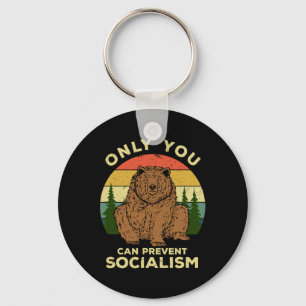 Socialism - Russia Love Russian Bear Ussr Camping  Key Ring