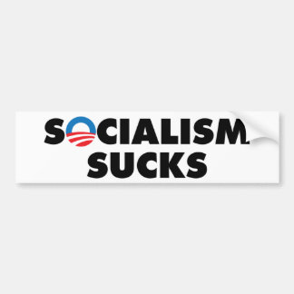 socialism sucks bumper sticker