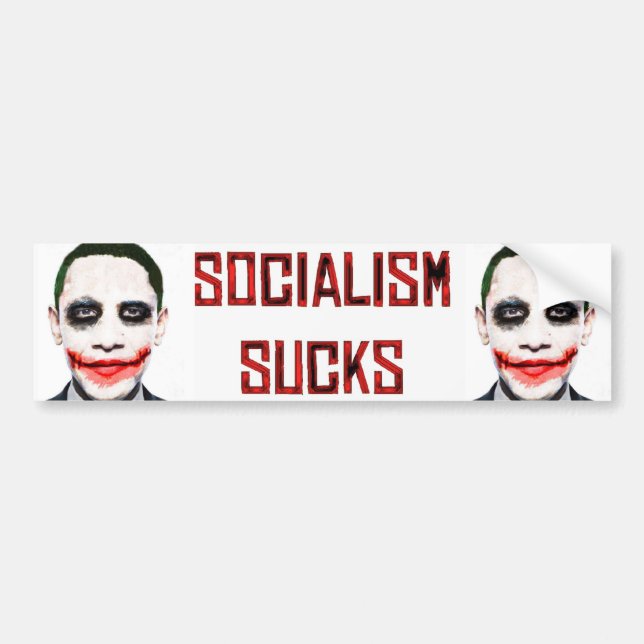 Socialism Sucks Bumper Sticker (Front)